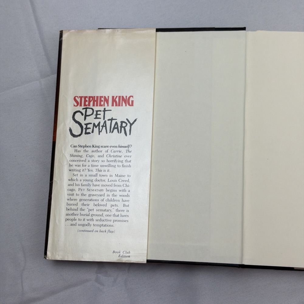 Pet Sematary by Stephen King; Gutter Code N47 BCE - Picture 8 of 16